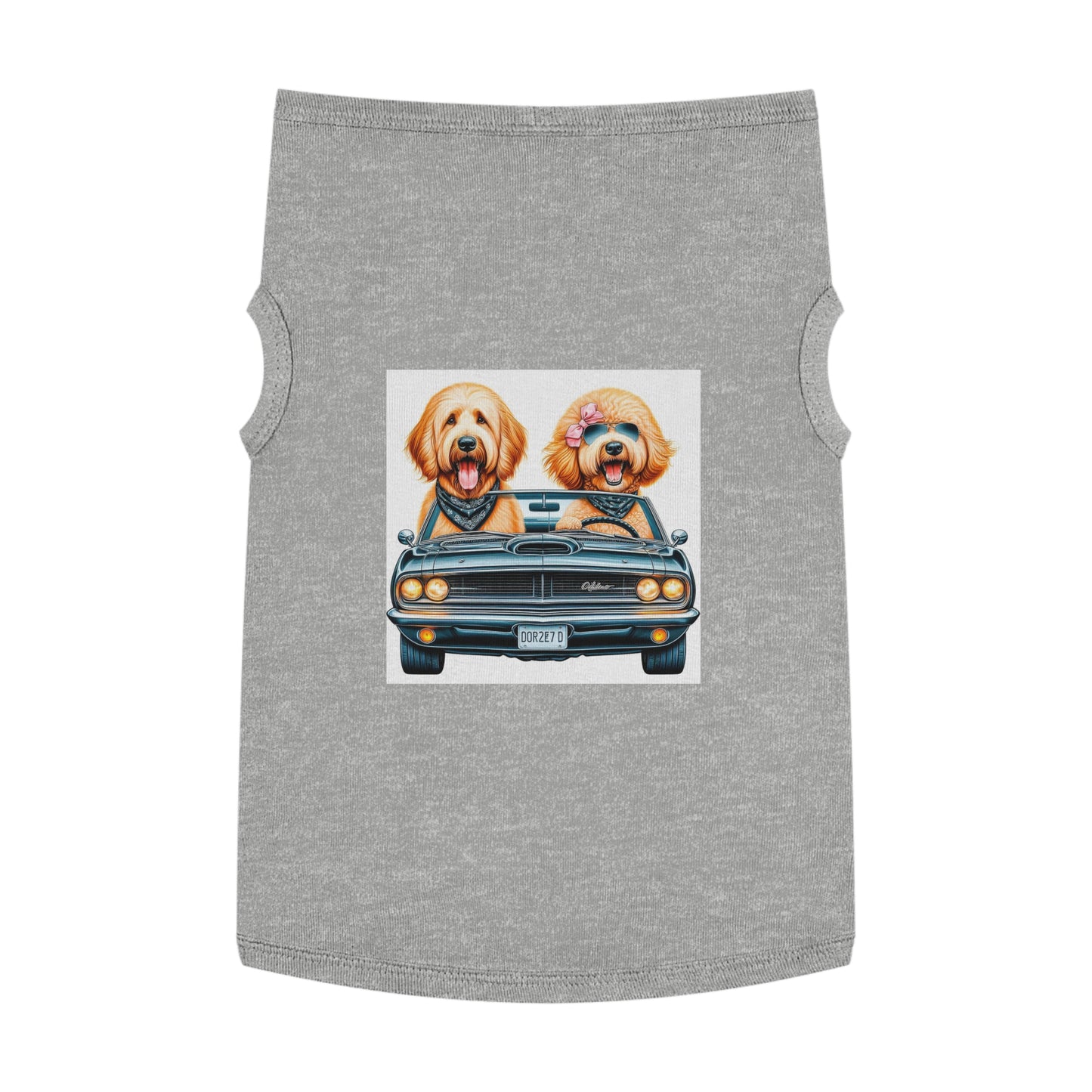 Wacky Pet Tank Golden Doodle Pets Printify XL Heather