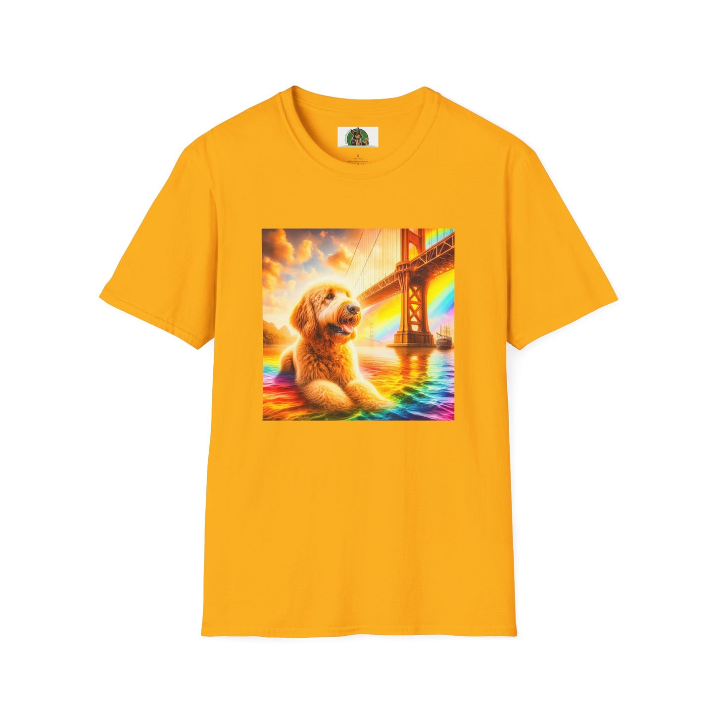 Golden Doodle T-Shirt Printify S Gold