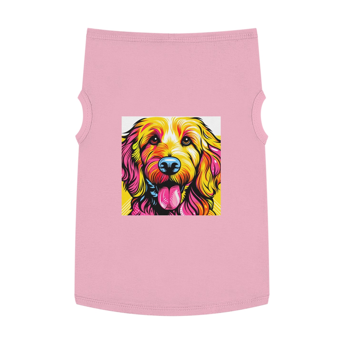 Pet Tank Golden Doodle Pets Printify XL Pink 