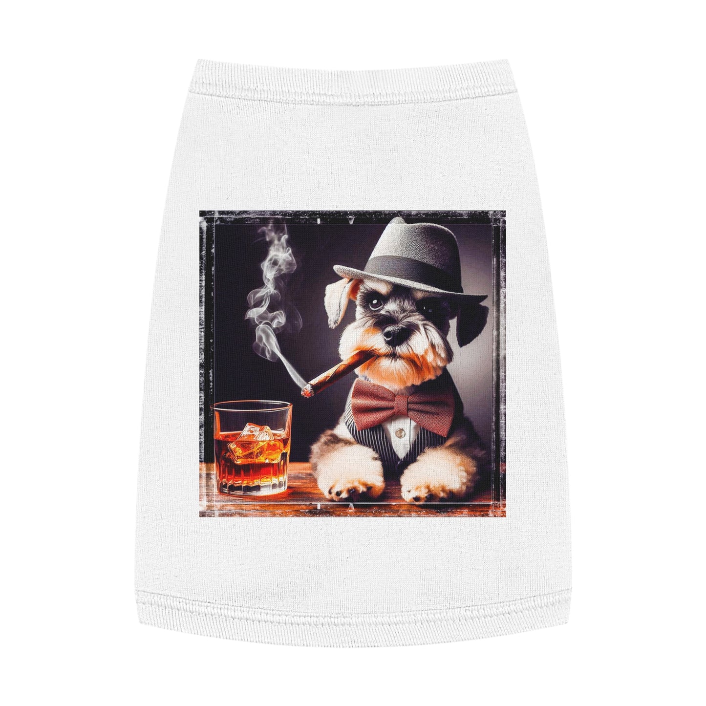 Pet Tank Top Miniature Schnauzer Pets Printify   