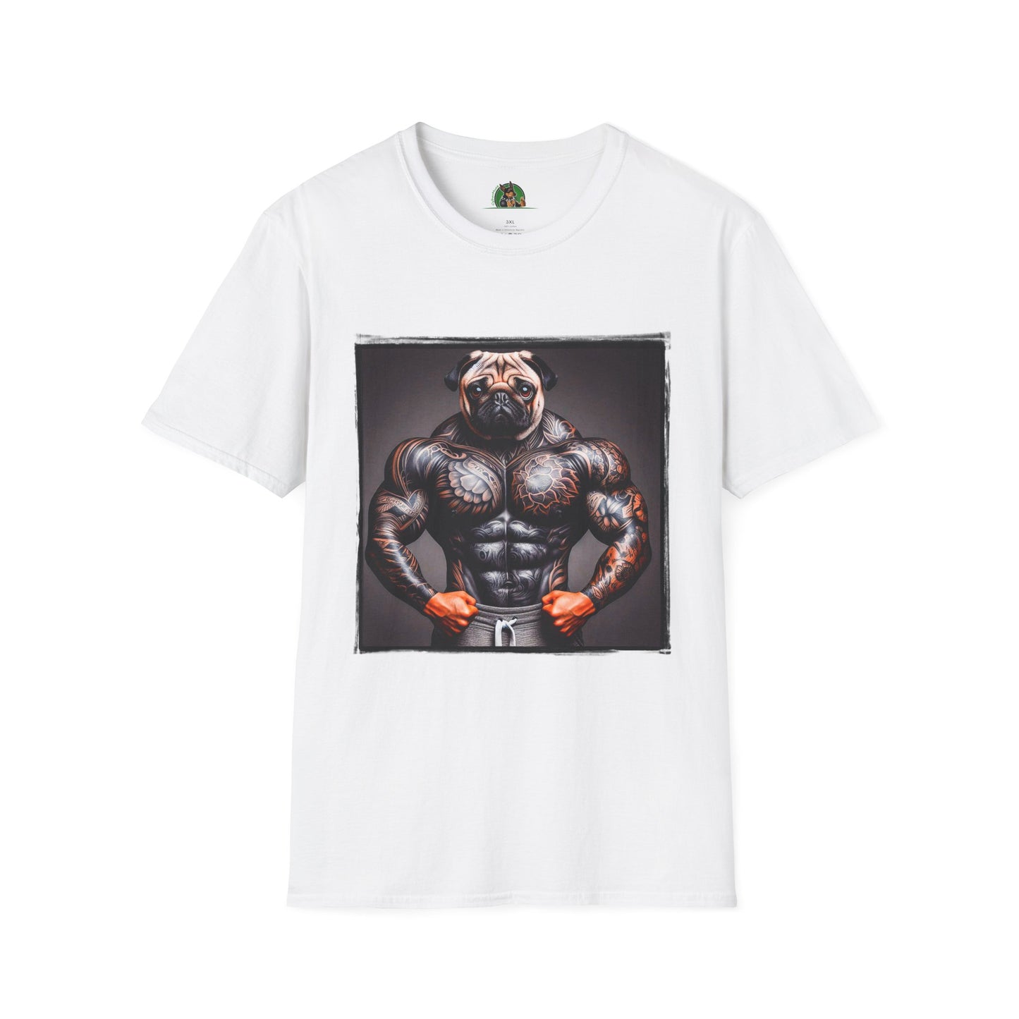 Pugs T-Shirt Printify XS White 