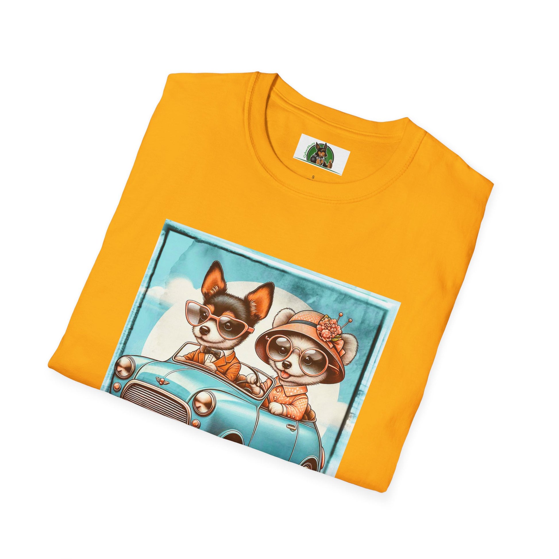 Wacky Rat Terrier T-Shirt T-Shirt Printify   