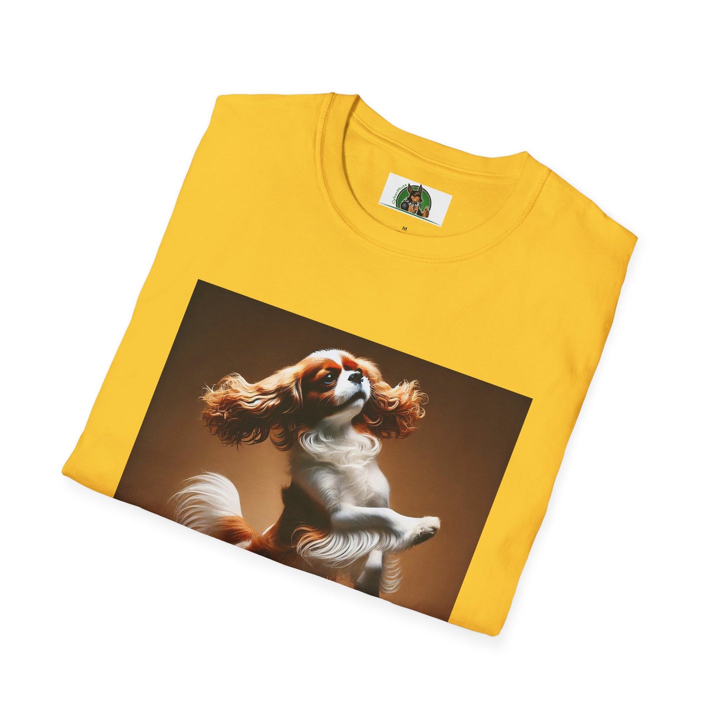 Dog Lover T-Shirt - Dancing Dog Cavalier King Charles Spaniel