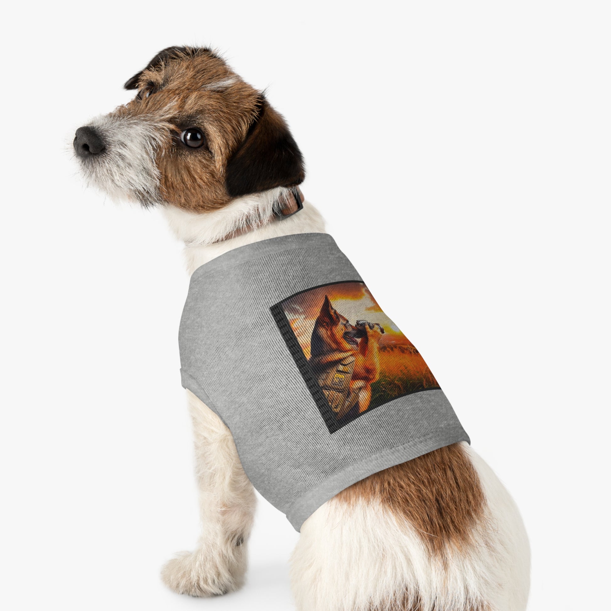 German Shepherd photographer shirt Pets Printify
