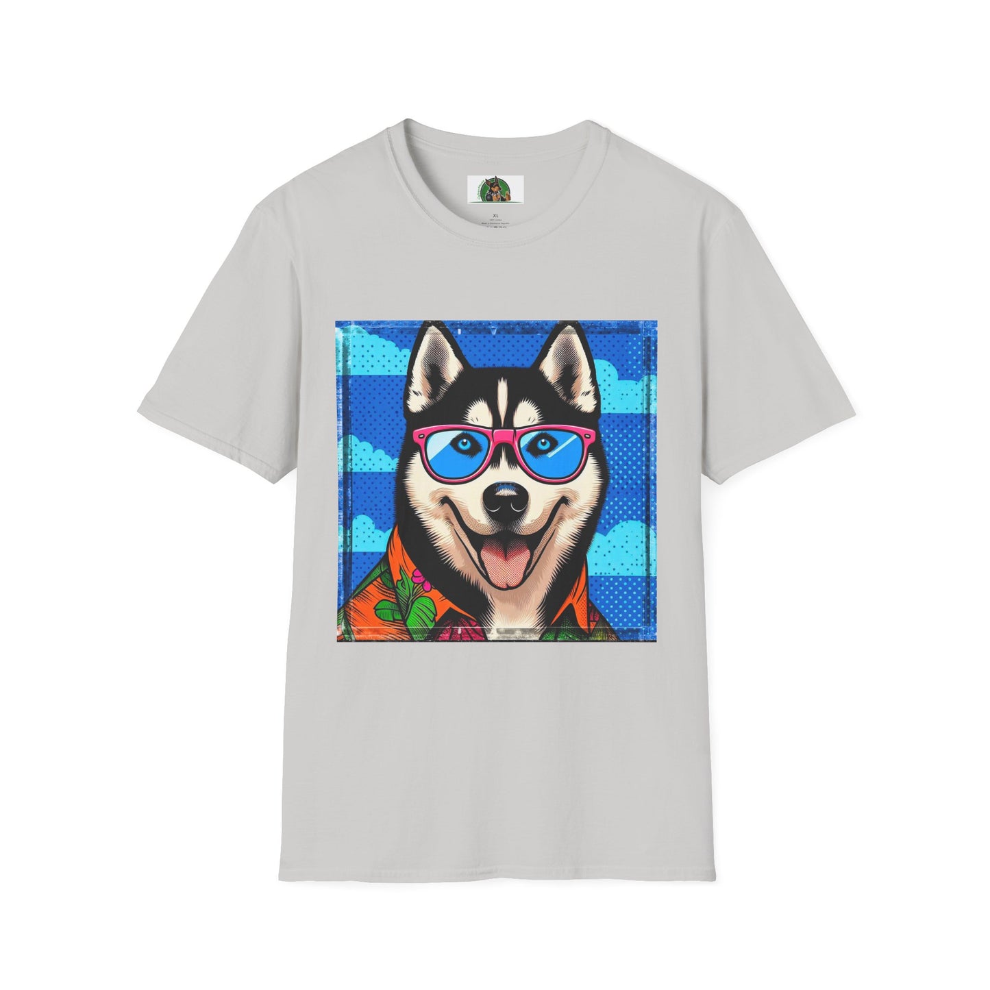 Husky T-Shirt Printify S Ice Grey 