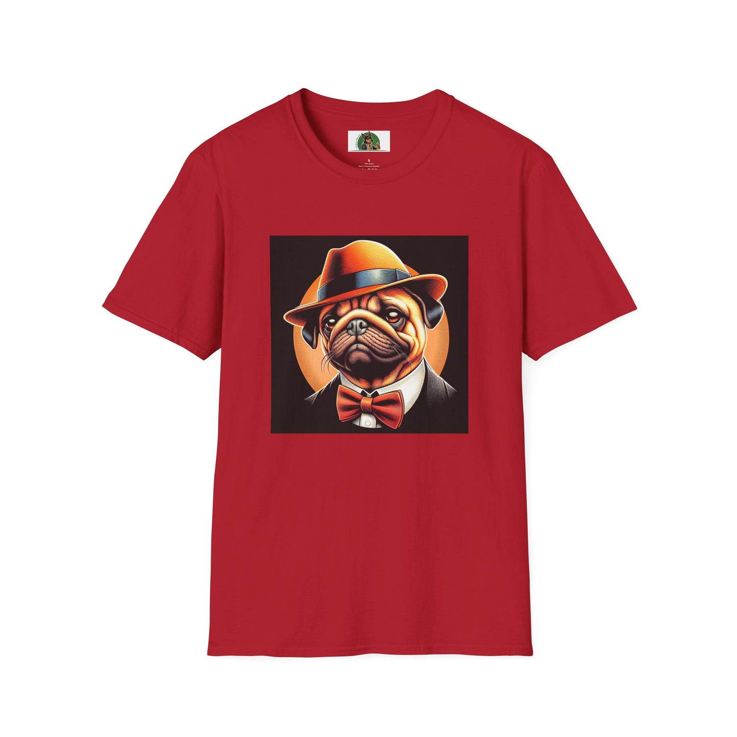 Pugs T-Shirt Printify S Cherry Red 