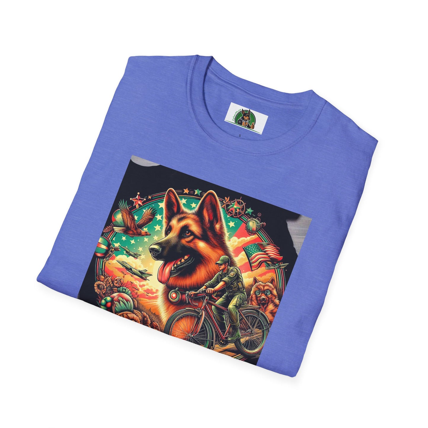 German Shepherd happy boy