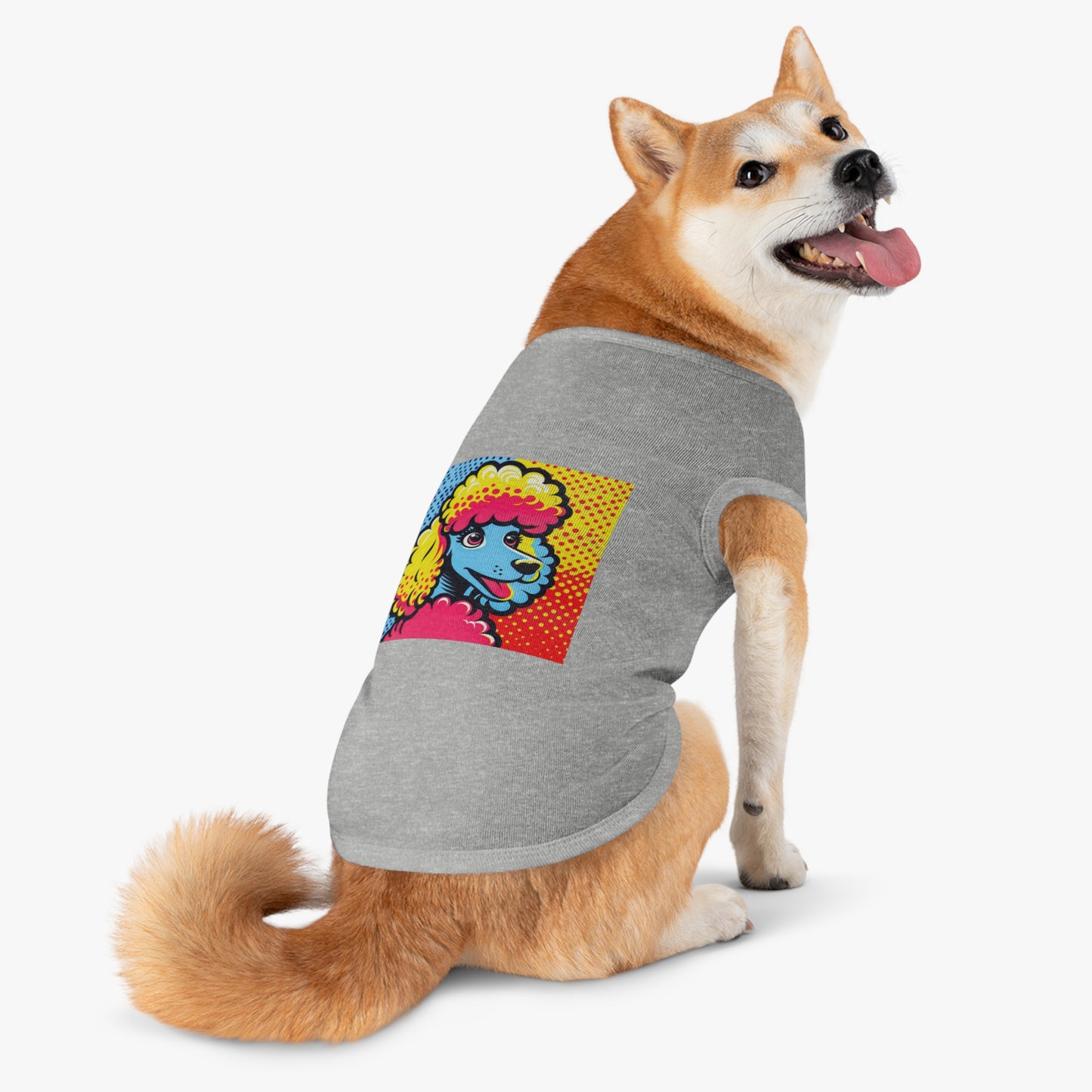 Pet Tank Top Poodle pretty colors