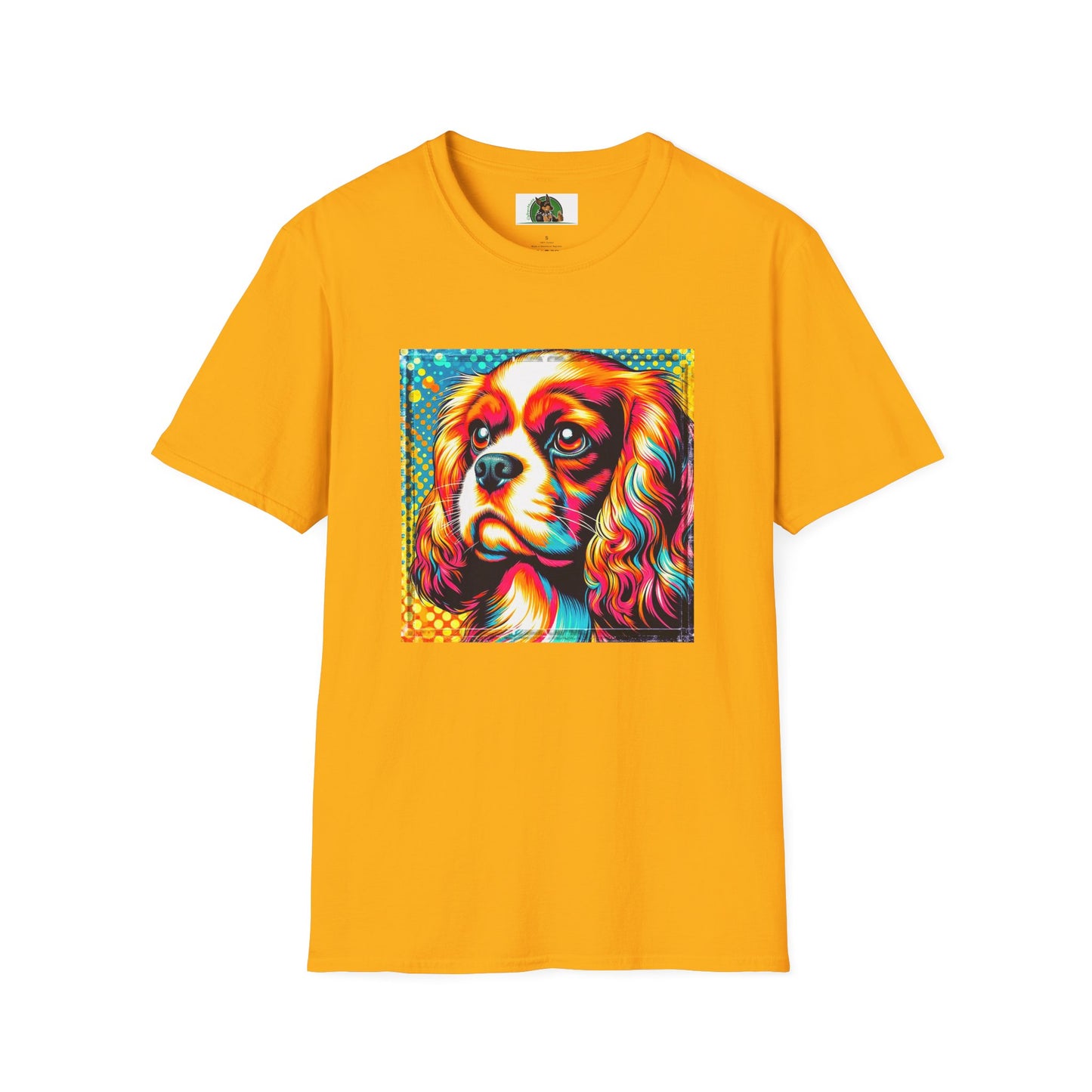 Cavalier King Charles Spaniel T-Shirt Printify S Gold