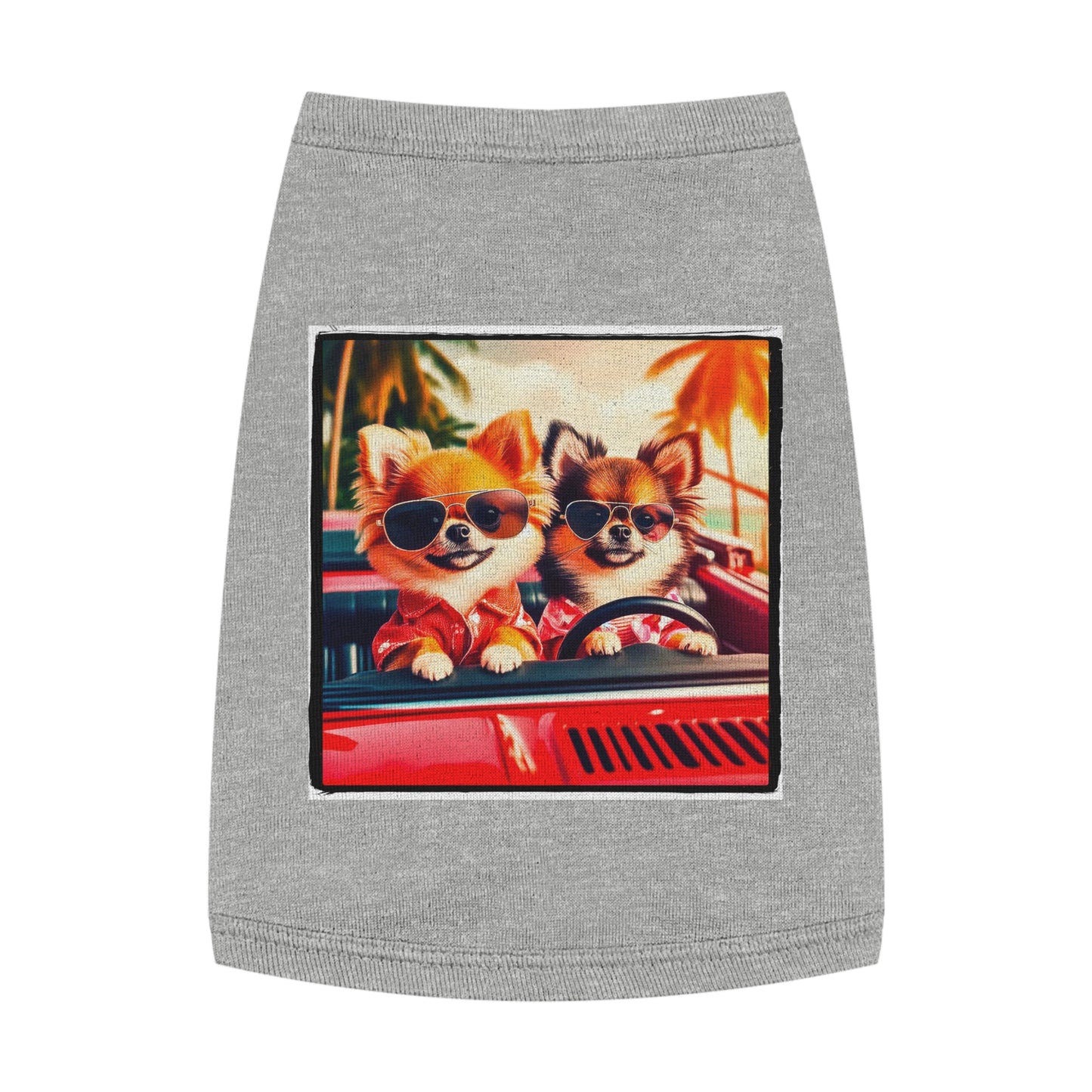 Pet Tank Top Chihuahua Pets Printify M Heather