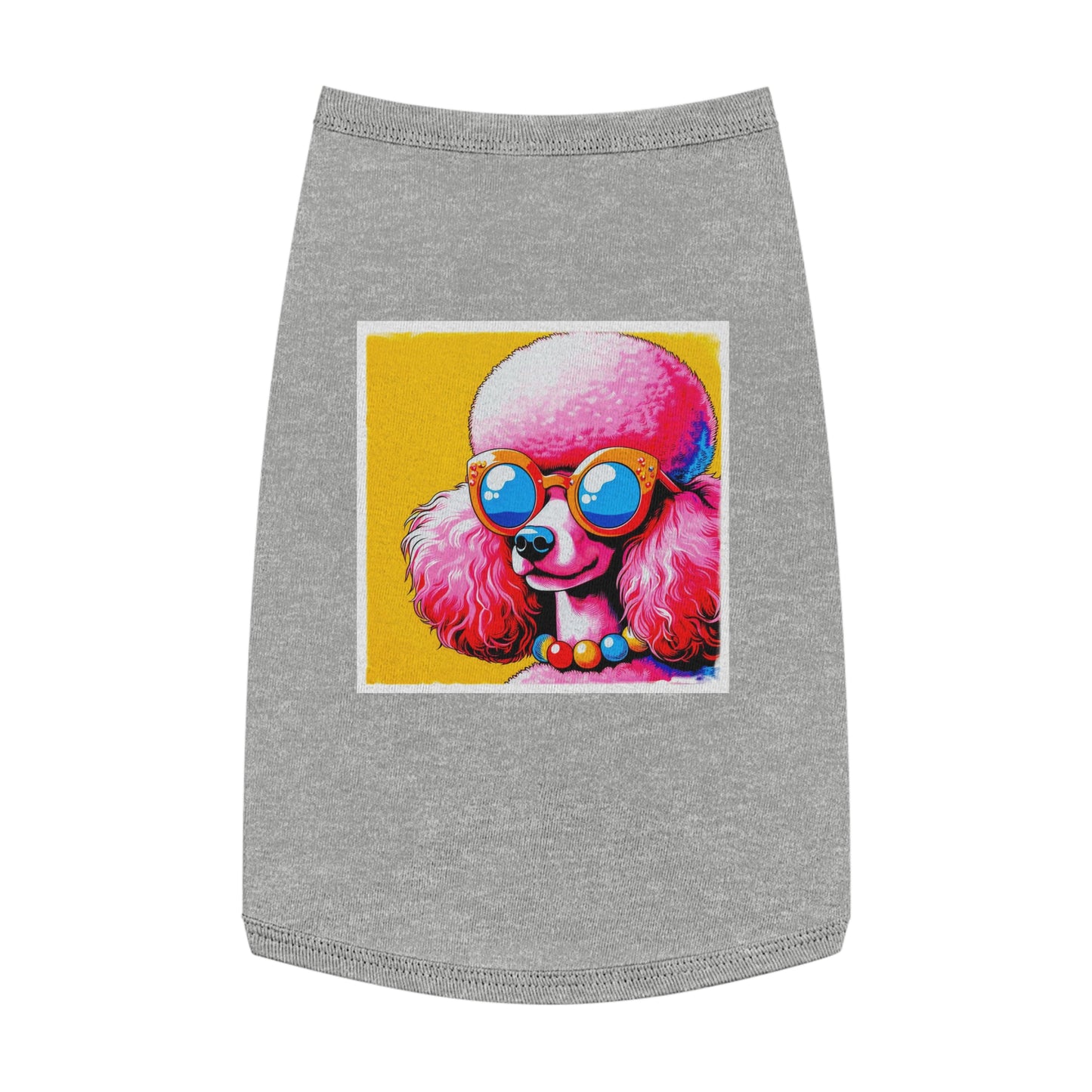 Pet Tank Top Poodle Pets Printify L Heather 