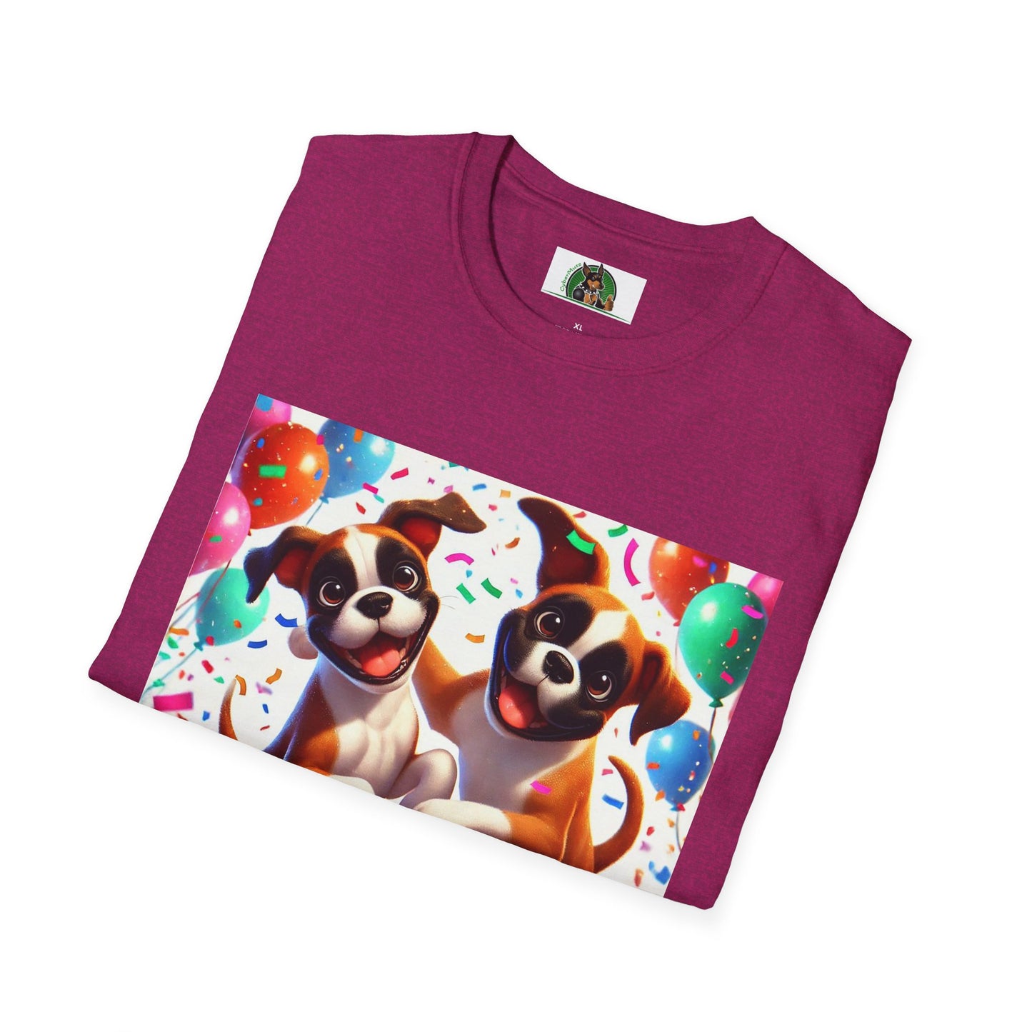 Boxer Dancing Dog T-Shirt - Fun and Playful Unisex Tee