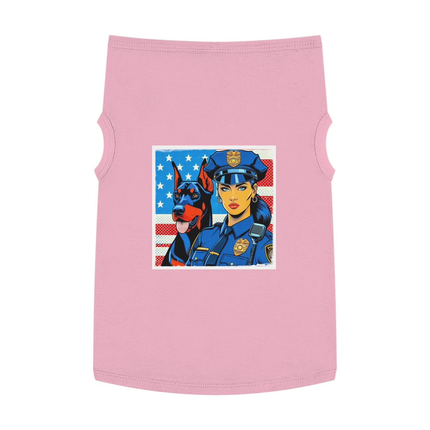 Pet Tank Top Doberman Pets Printify XL Pink