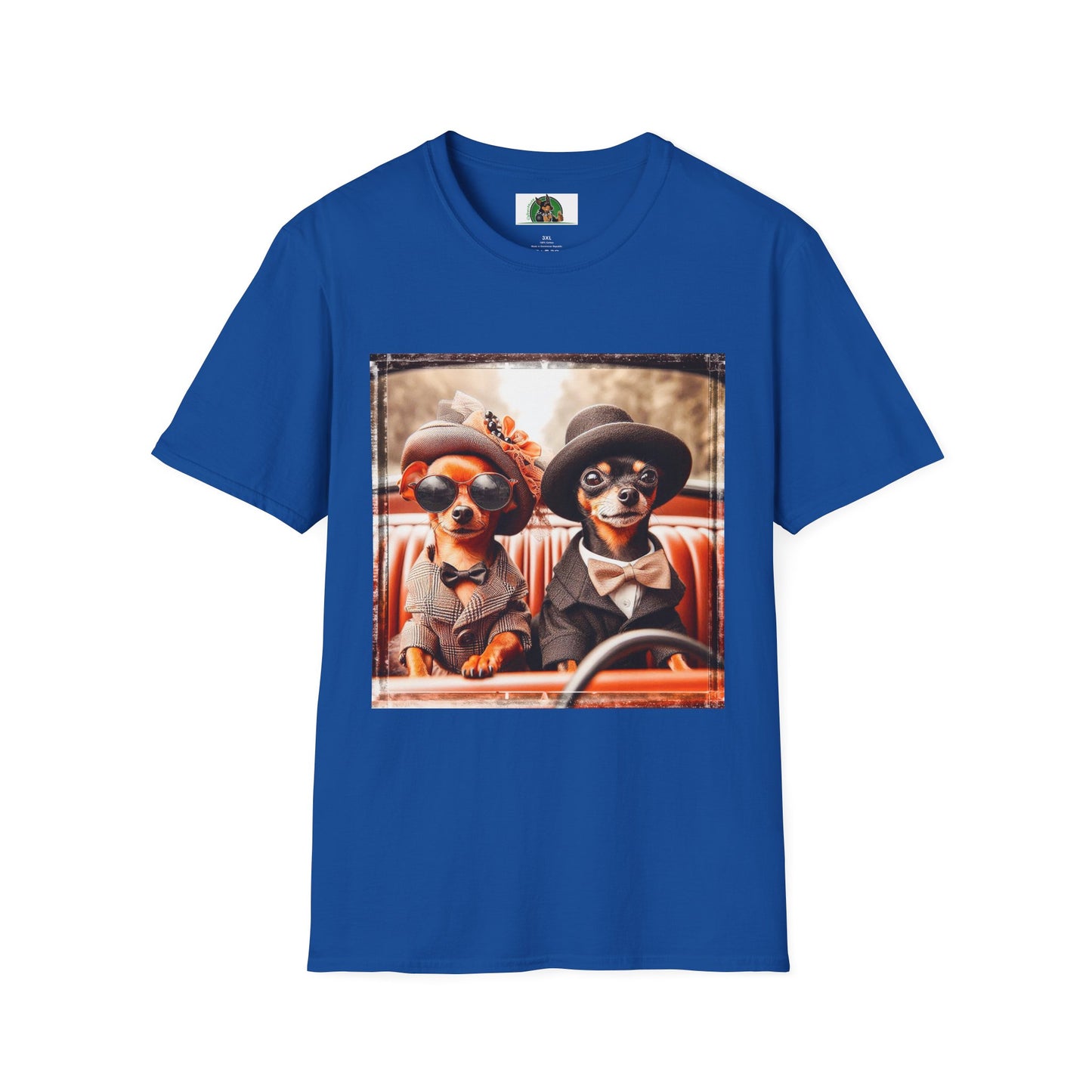 Wacky Min Pin T-Shirt T-Shirt Printify XS Royal 