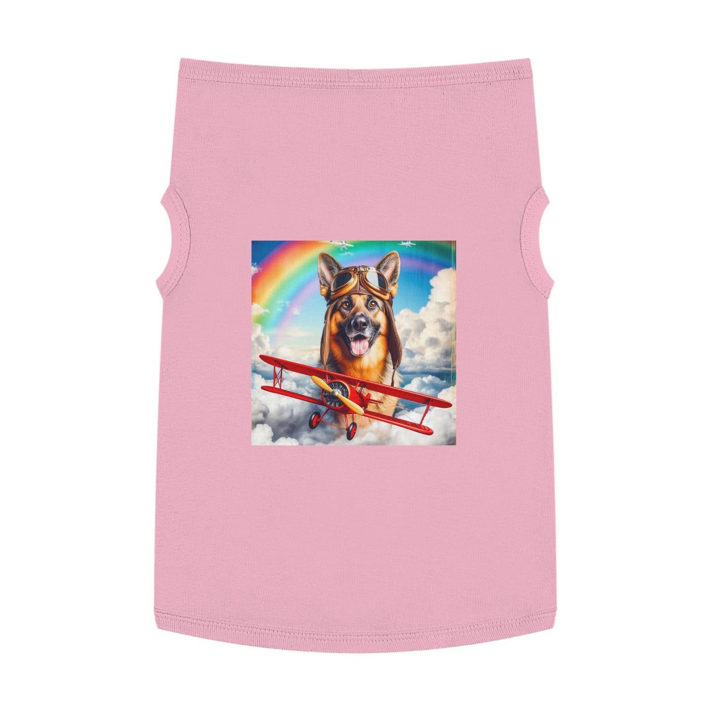 Pet Tank Top German Shepherd Pets Printify XL Pink 