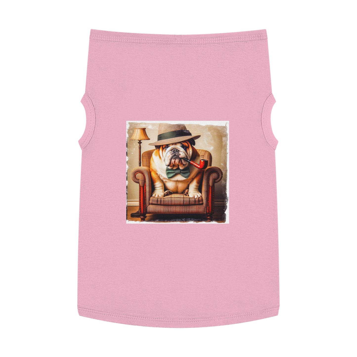 Pet Tank Top Bulldog Pets Printify XL Pink 