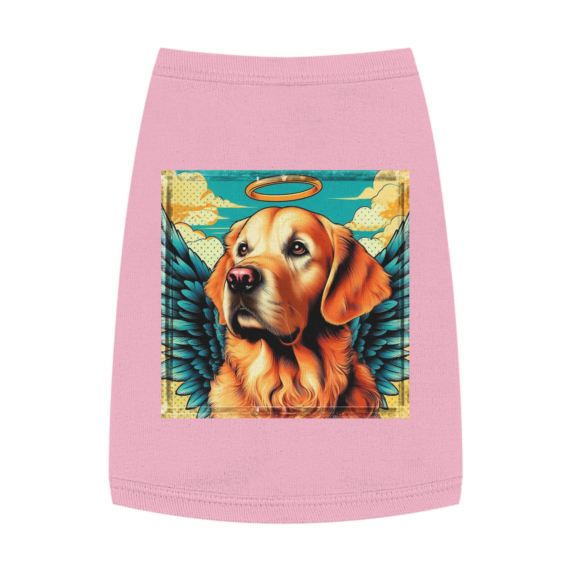 Golden Retriever pet tank top Pets Printify   