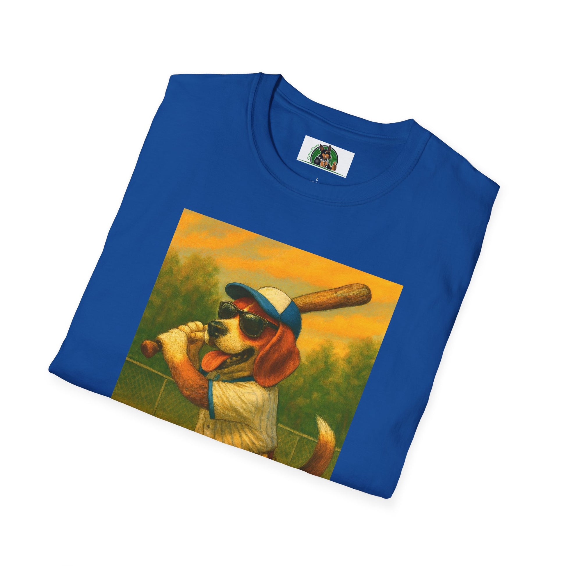 Sports Beagle Baseball T-Shirt T-Shirt Printify