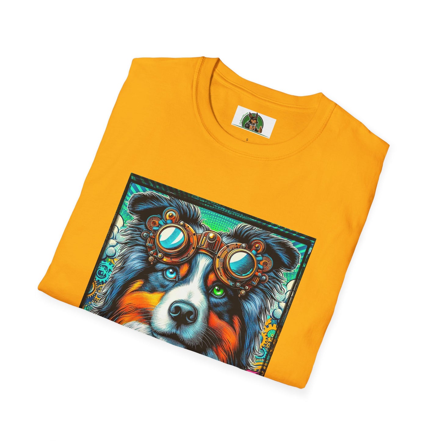 Australian Shepherd Bright Steampunk Dog