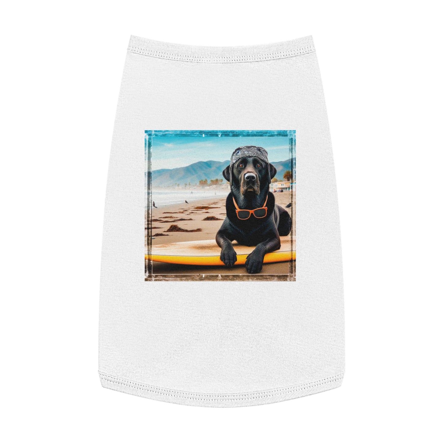 Pet Tank Top Labrador Retriever Pets Printify L White 