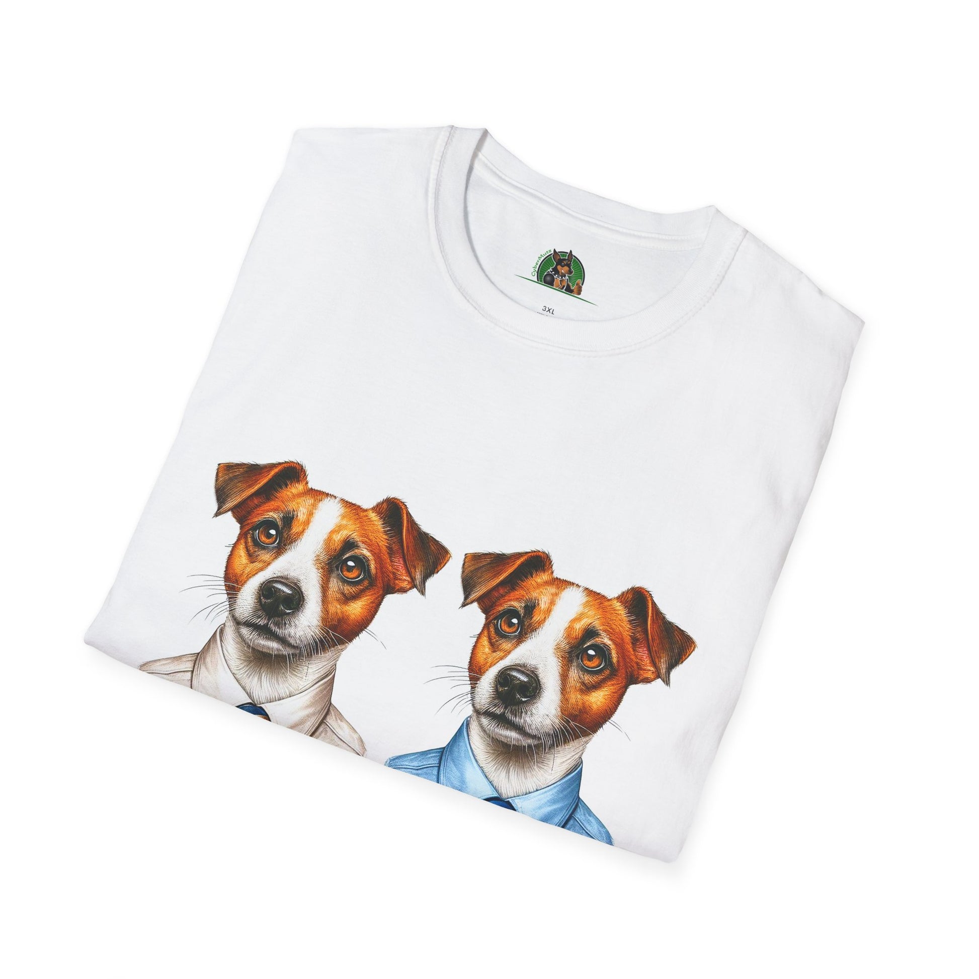 Jack Russell Business Buddies T-Shirt Printify