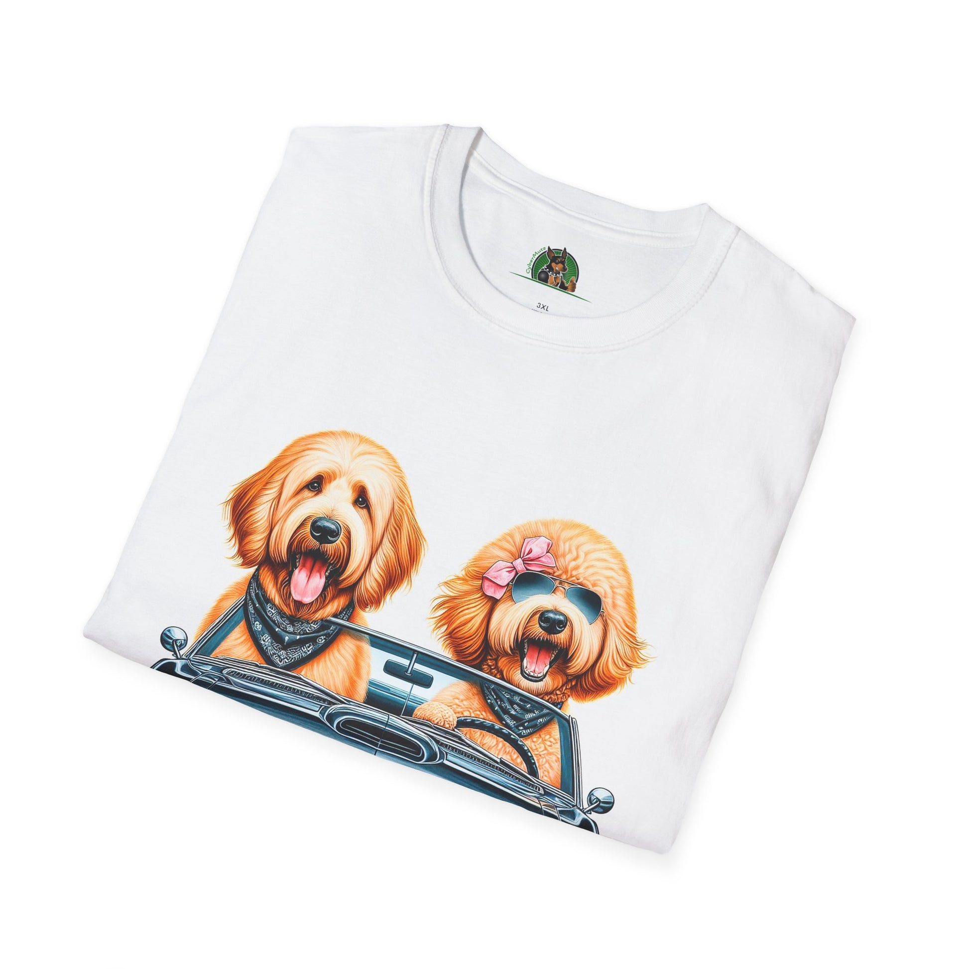 Wacky Golden Doodle T-Shirt Printify