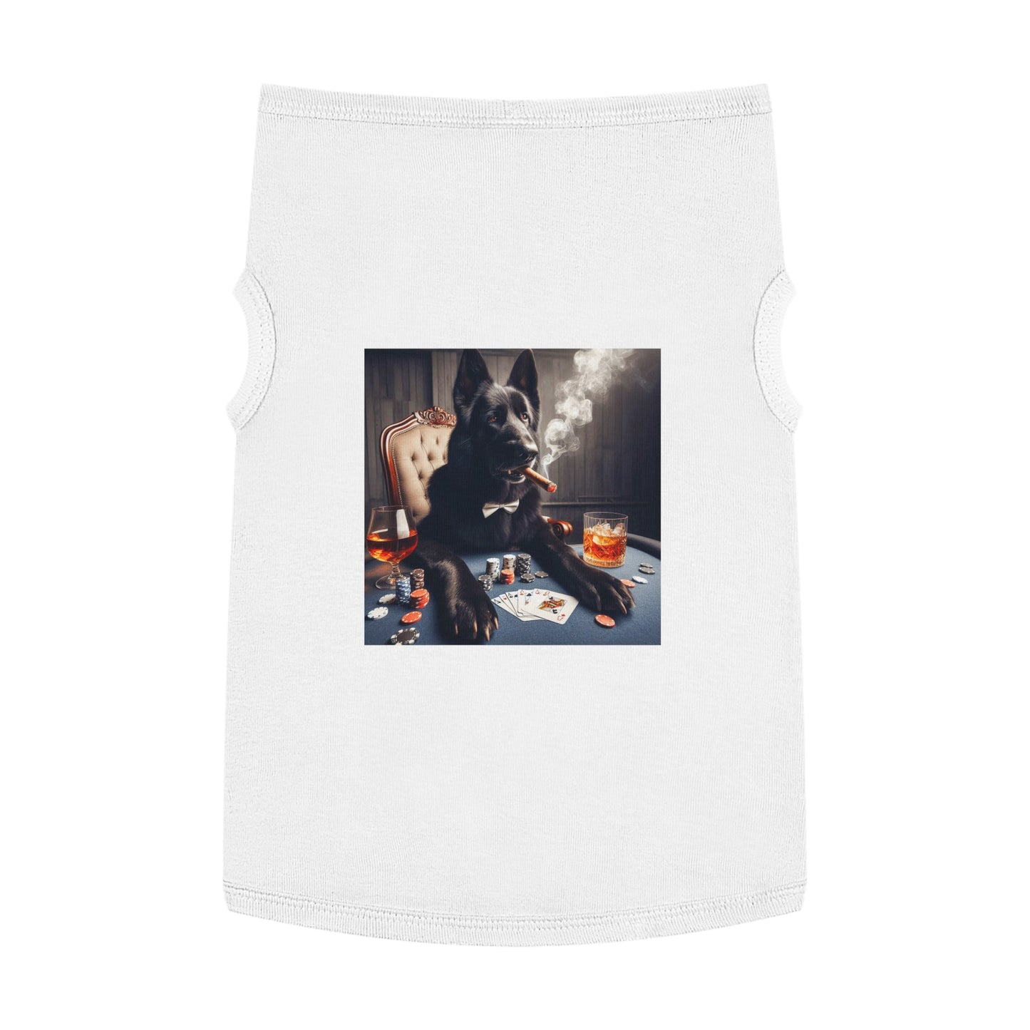 Pet Tank Top German Shepherd Pets Printify XL White 