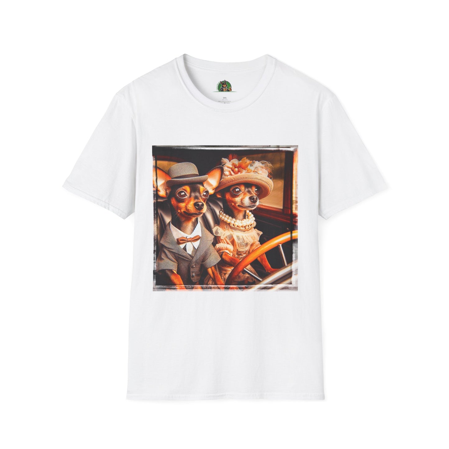 Wacky Min Pin T-Shirt T-Shirt Printify XS White 