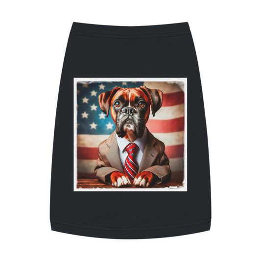 Pet Tank Top Boxer Pets Printify M Black 