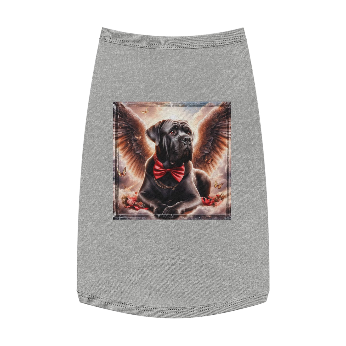 Pet Tank Top Cane Corso Angel Pets Printify L Heather 