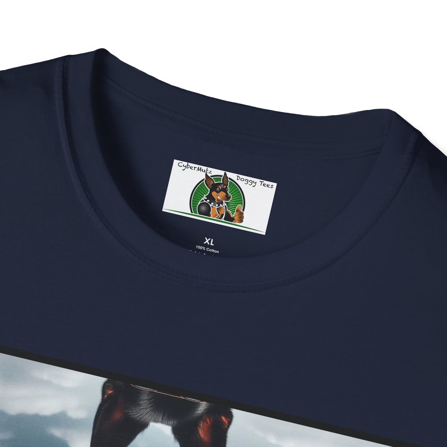 German Shepherd Agent Dog Unisex Softstyle T-Shirt T-Shirt Printify