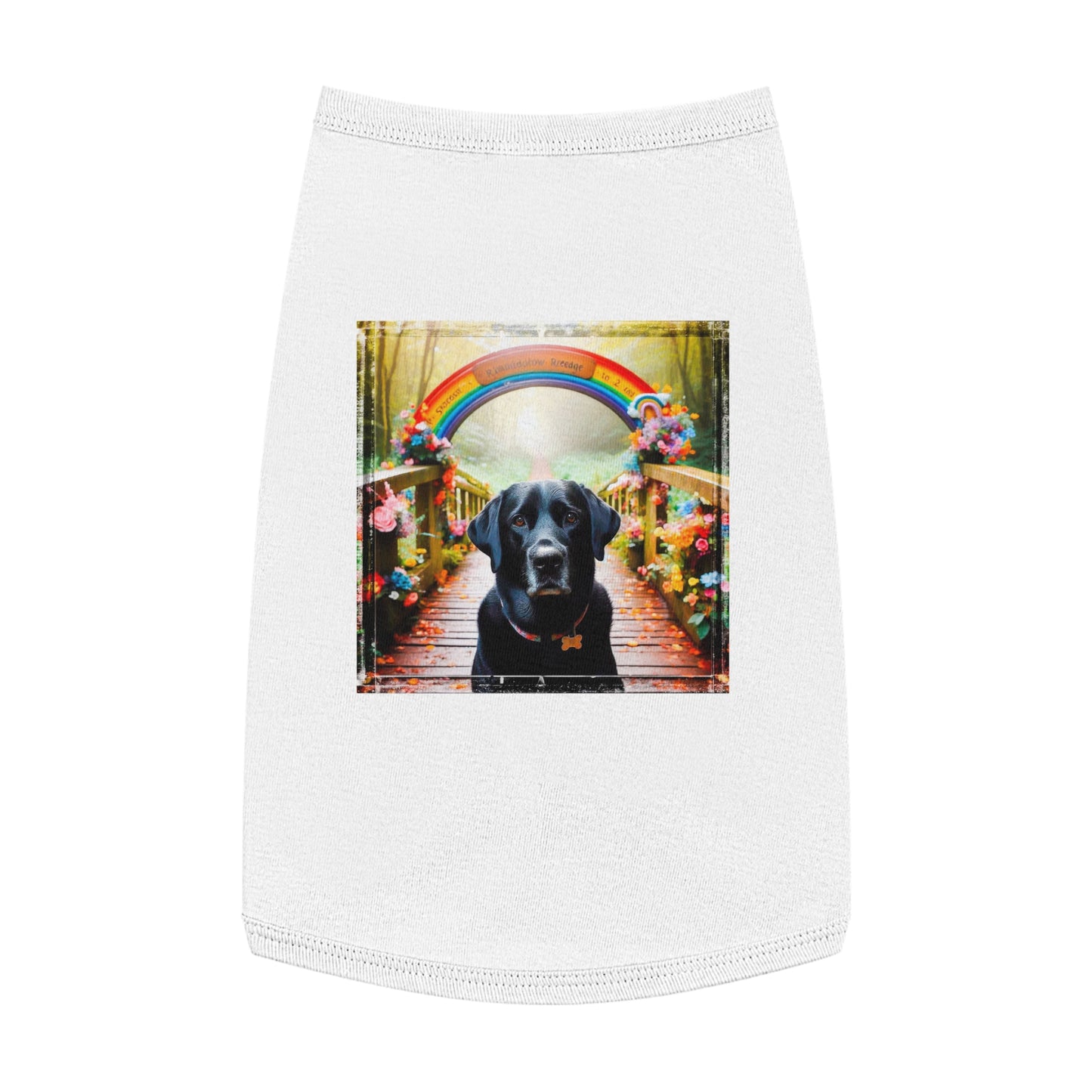 Pet Tank Top Labrador Retriever Pets Printify L White 