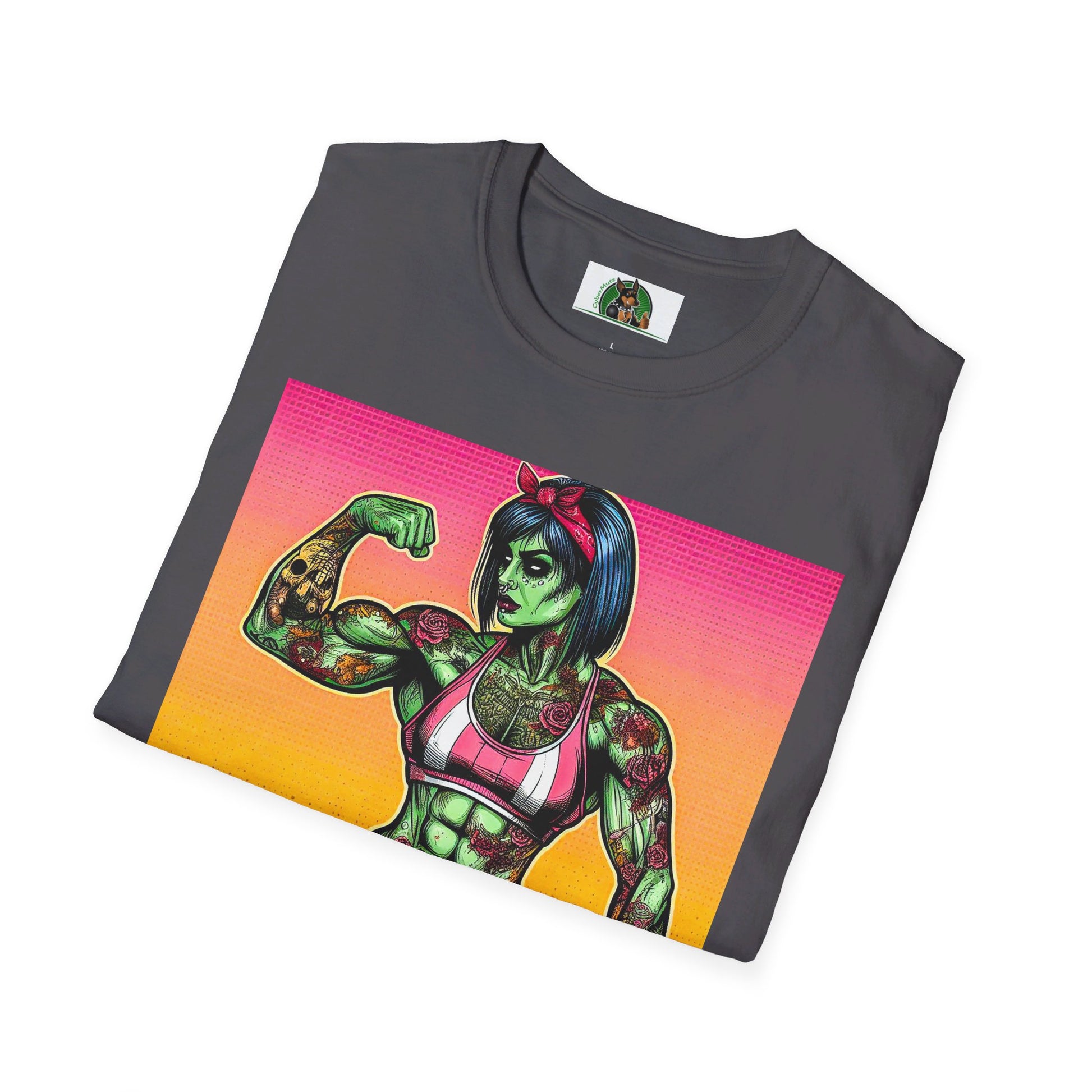 Zombie Girl T-Shirt Printify   