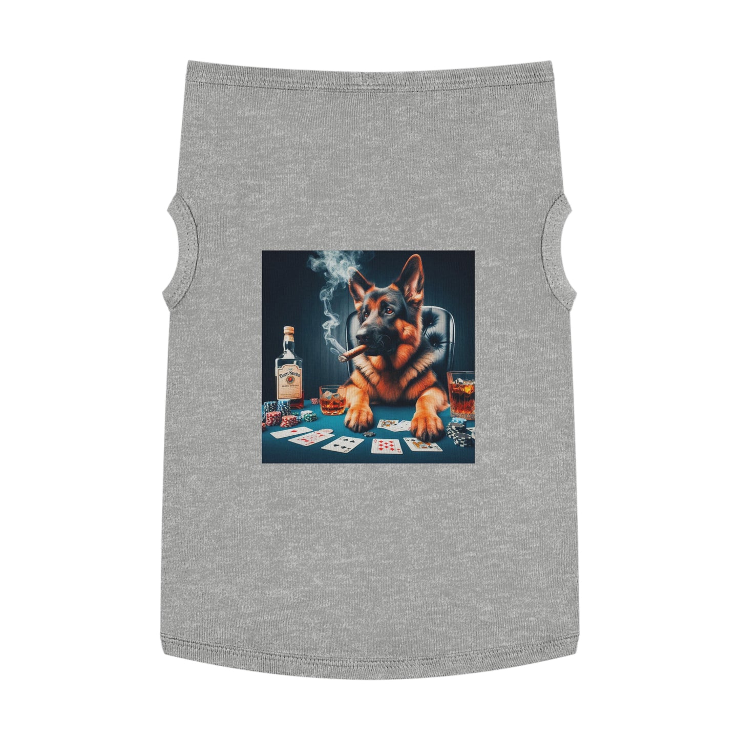 Pet Tank Top German Shepherd Pets Printify XL Heather