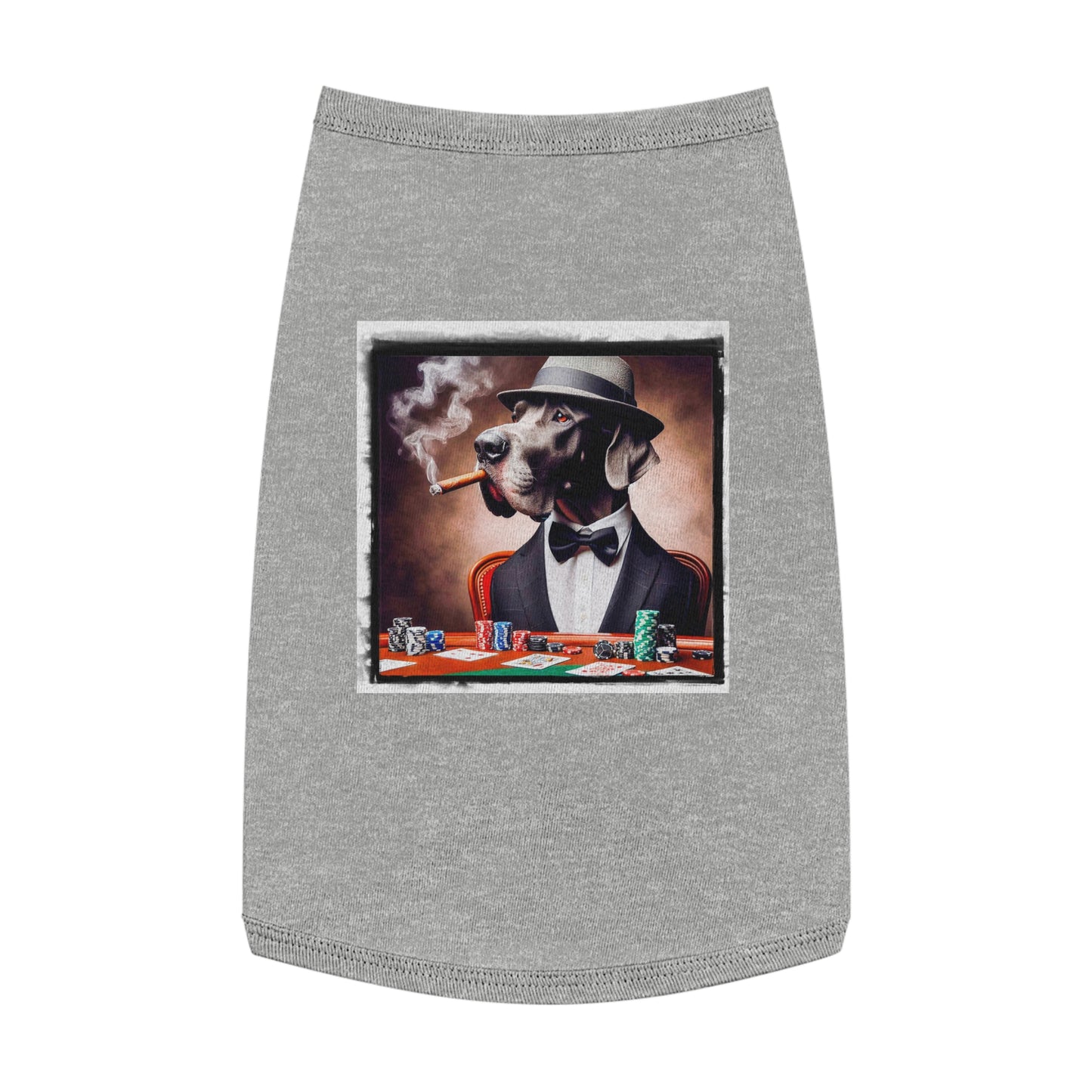 Pet Tank Top Great Dane Pets Printify L Heather