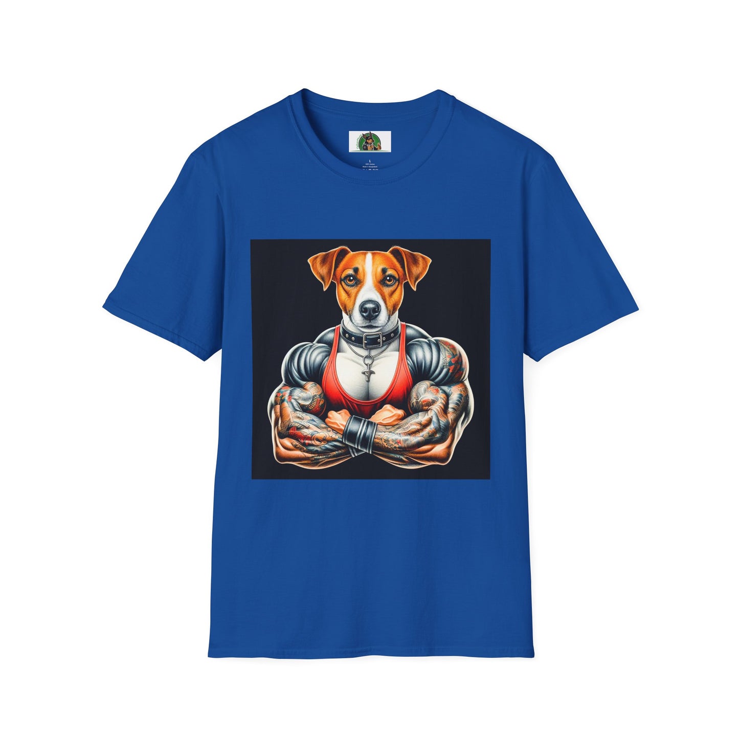 Jack Russell Buff Dog T-Shirt Printify S Royal