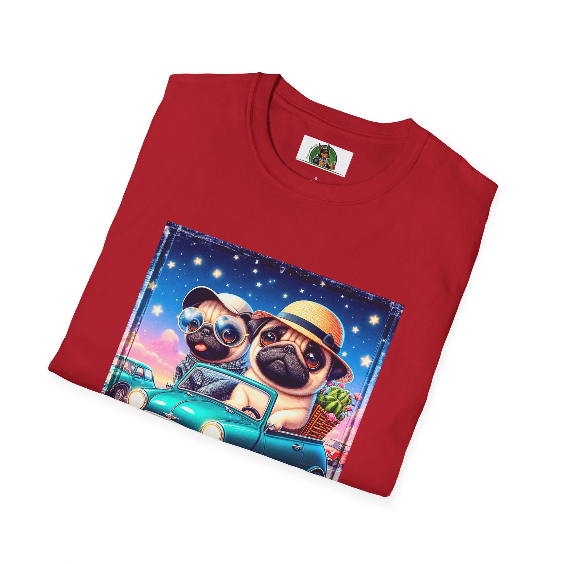 Wacky Pugs T-Shirt Printify   