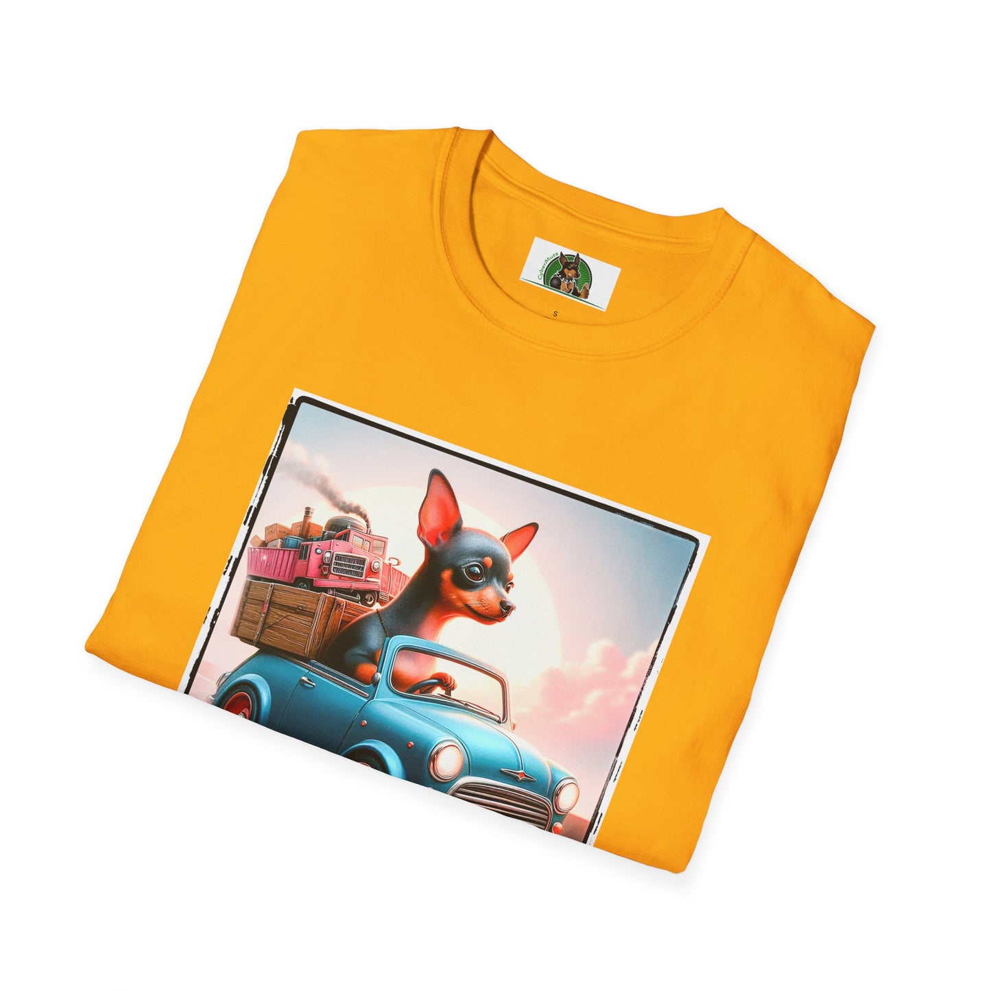 Wacky Min Pin T-Shirt T-Shirt Printify   