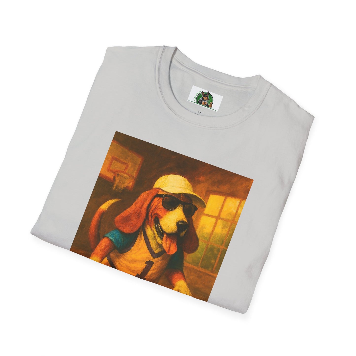 Sports Basketball Bassett Hound T-Shirt