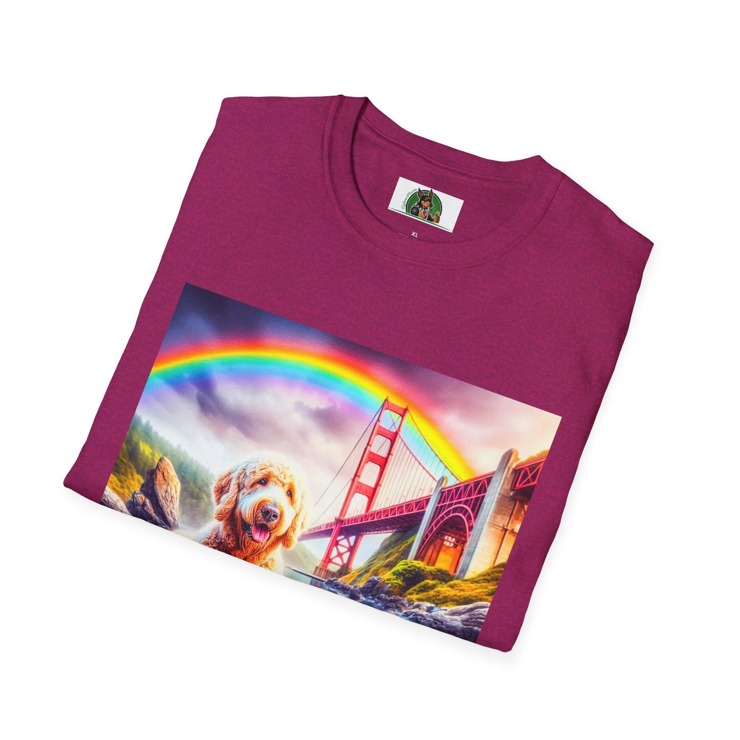 Golden Doodle pretty lake t shirt