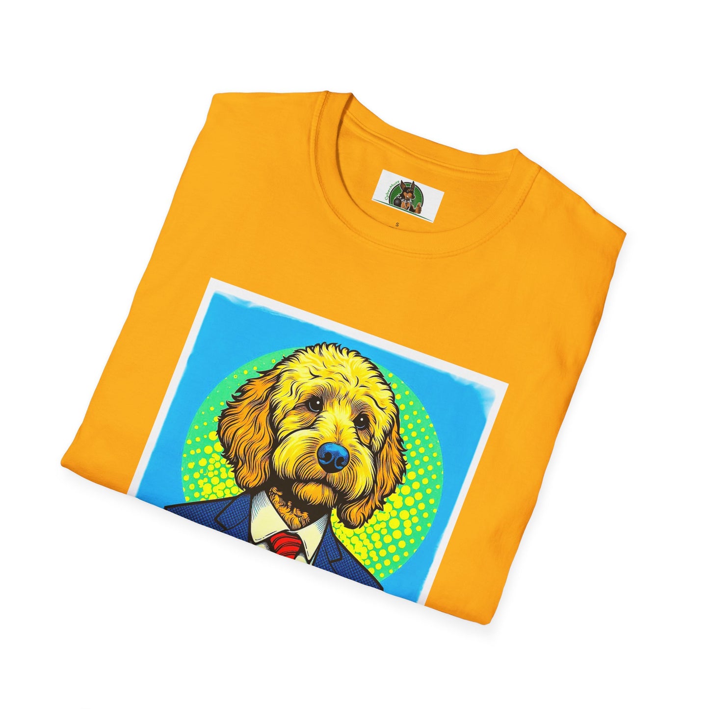 Golden Doodle businessman t shirt