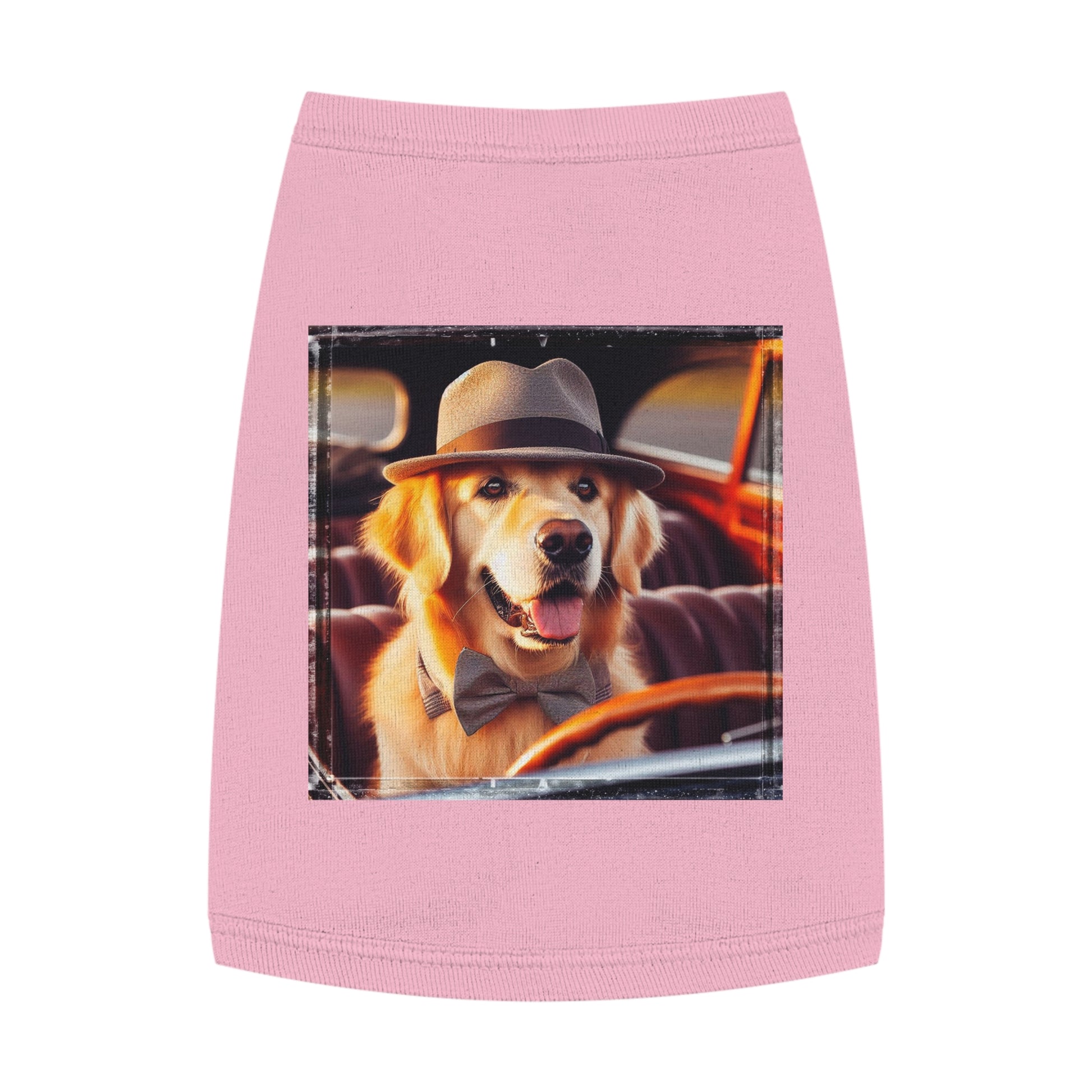 Golden Retriever pet tank top Pets Printify   