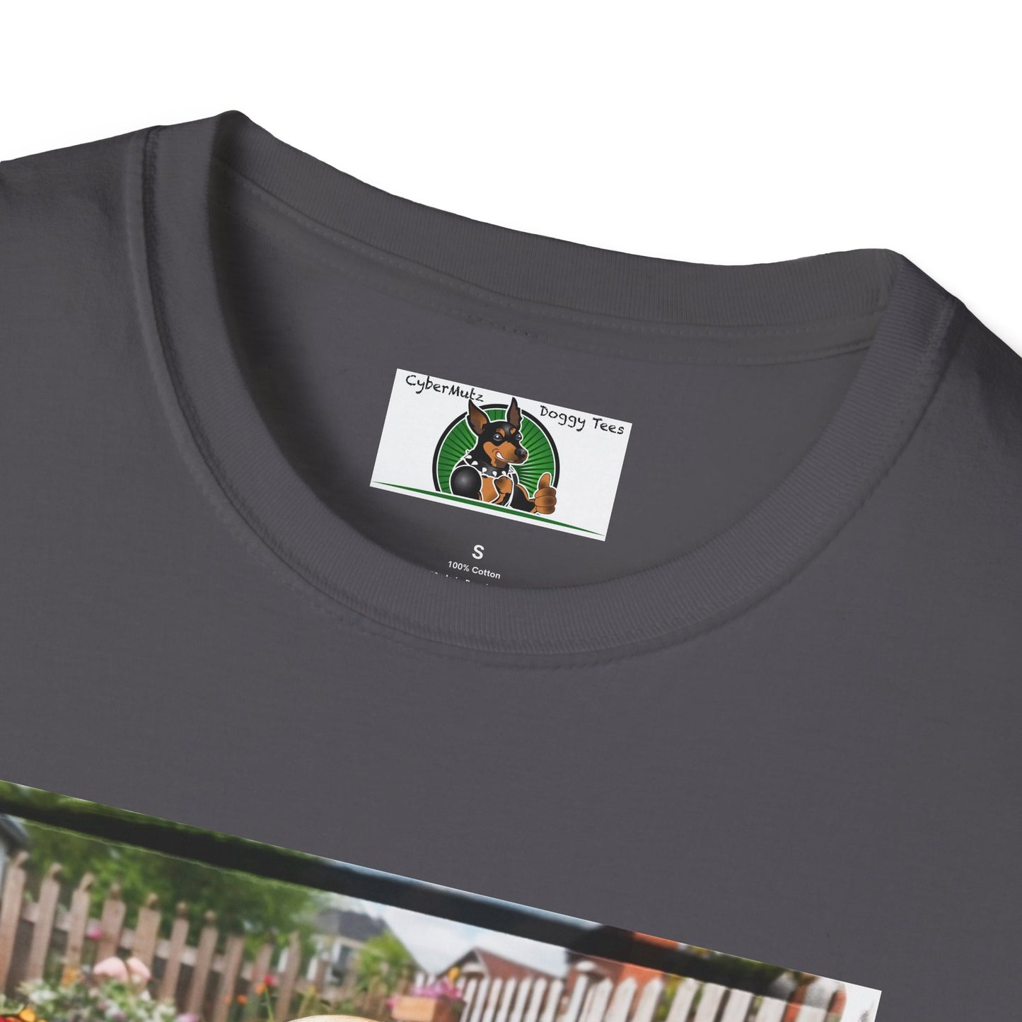 German Shepherd Dog Gardener Unisex Softstyle T-Shirt T-Shirt Printify