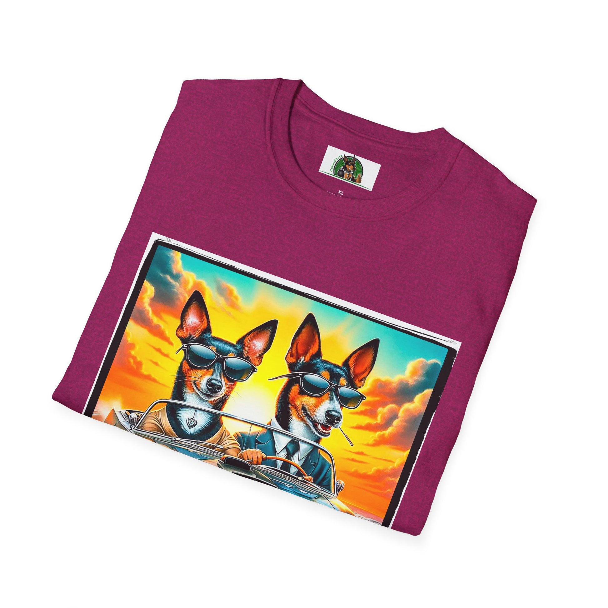 Wacky Rat Terrier T-Shirt T-Shirt Printify   