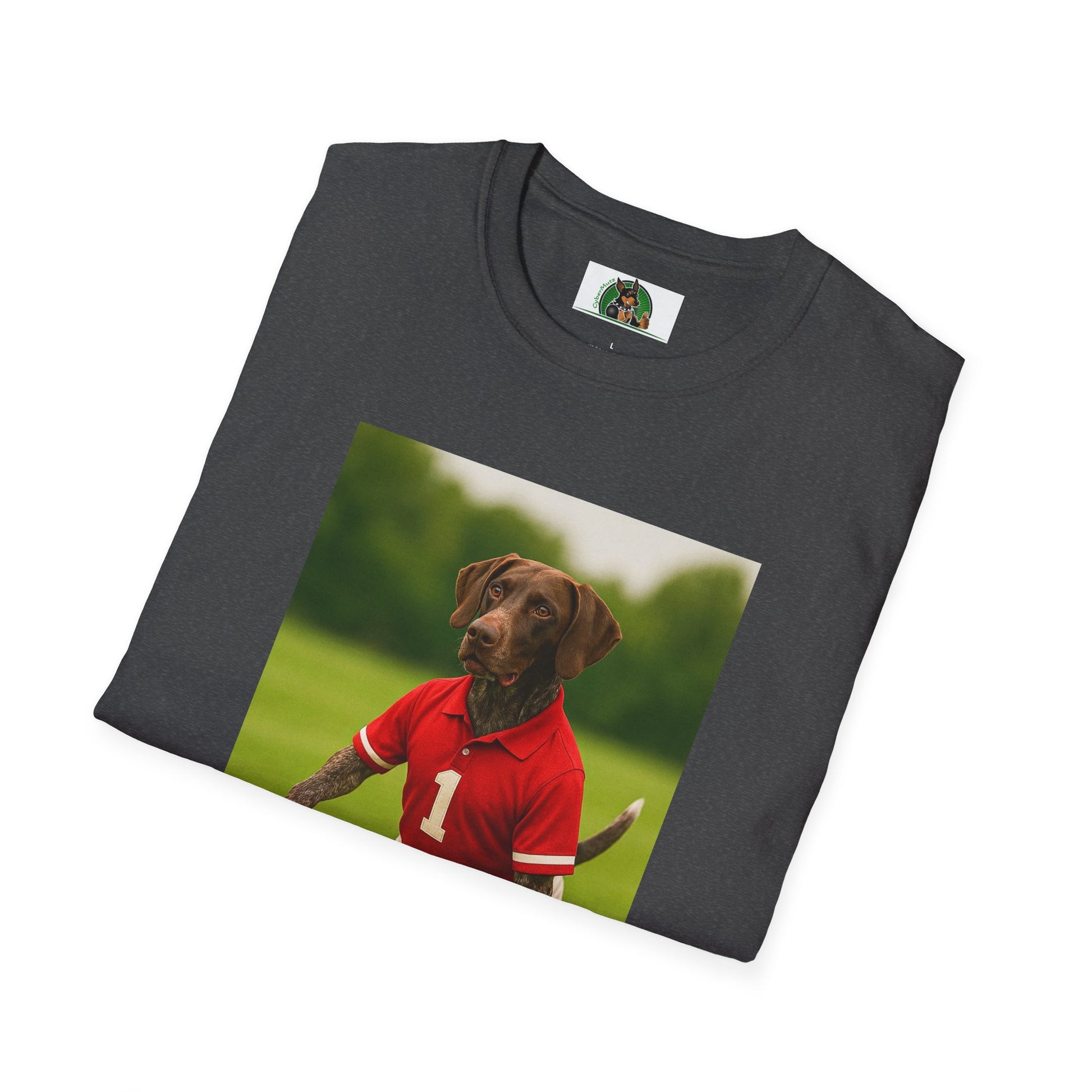 Golf Sports German Shorthair T-Shirt T-Shirt Printify