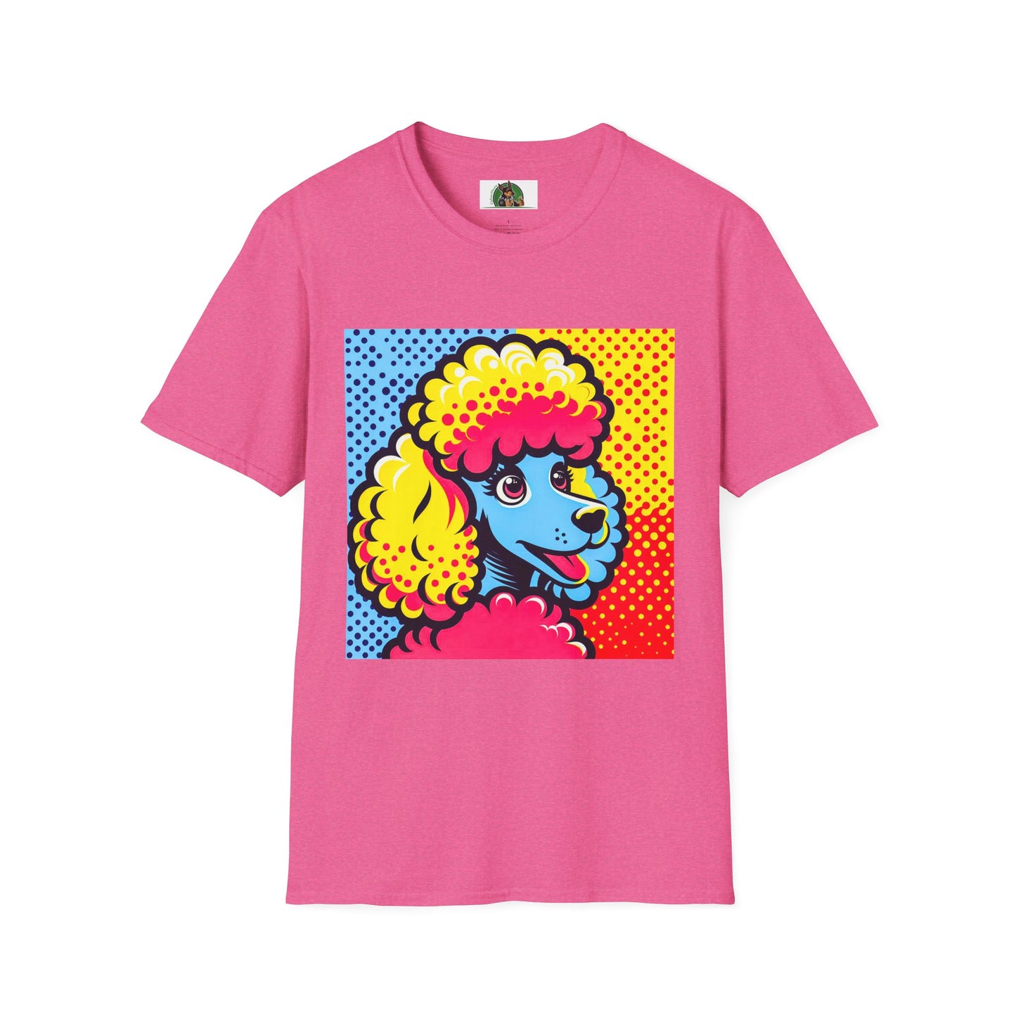 Poodle T-Shirt Printify S Heather Heliconia