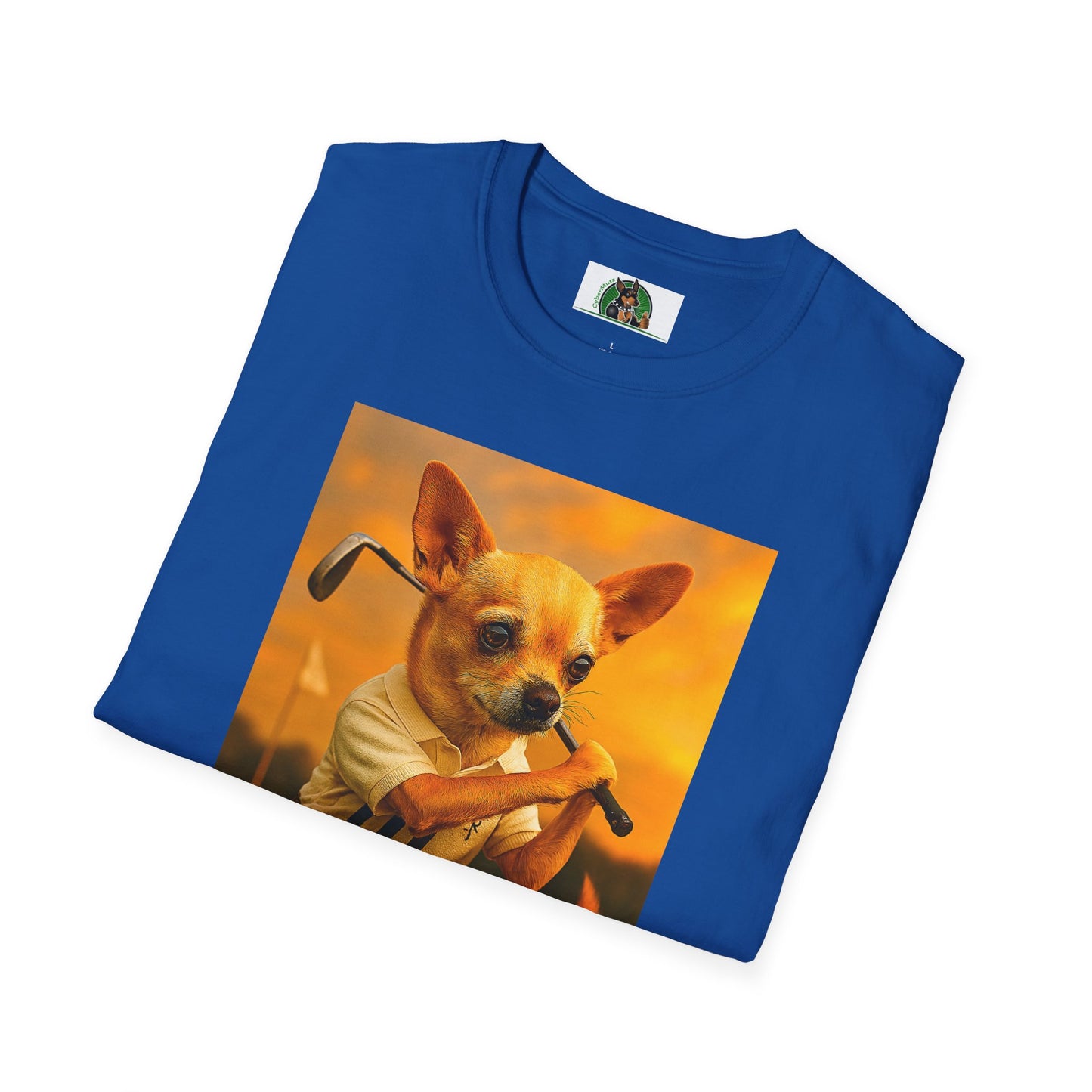 Chihuahua Golf T-Shirt Sports T-Shirt Printify