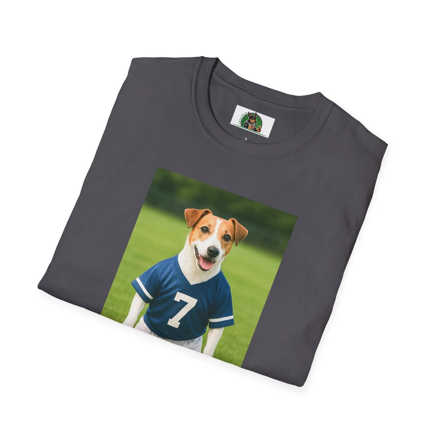 Jack Russell Soccer T-Shirt — Sports Dog Tee for Fans & Pet Lovers T-Shirt Printify