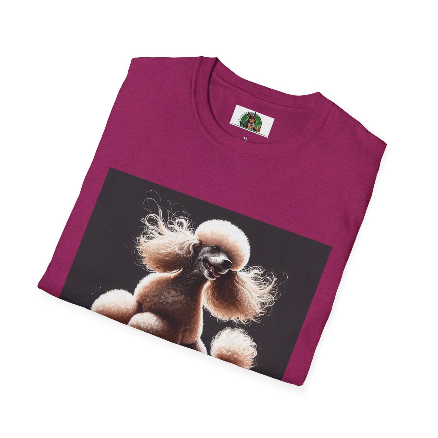 Dancing Poodle T-Shirt - Fun and Playful Animal Lover Top