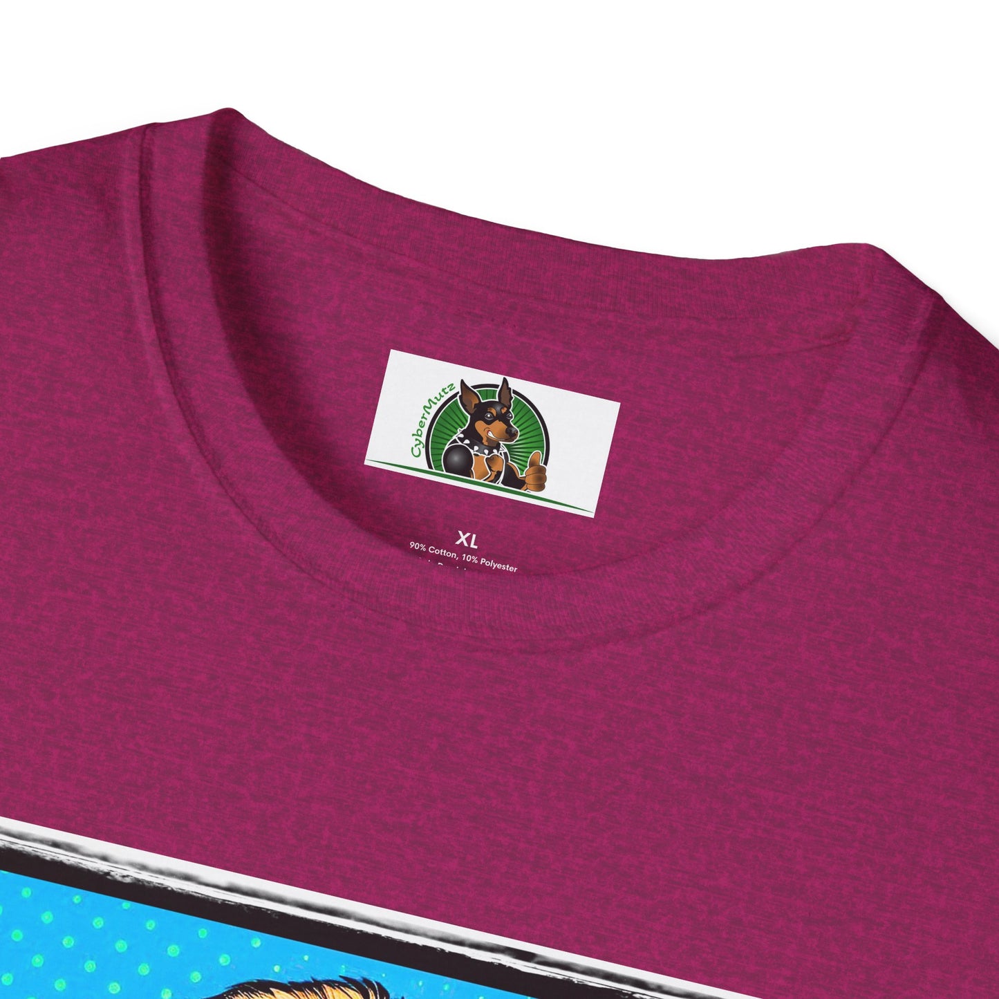 Golden Doodle blue suit t shirt
